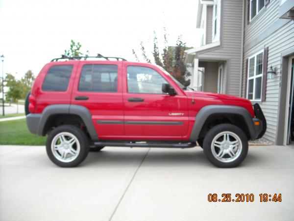 2004 Jeep Liberty
OME Heavy Duty Springs in Rear
OME Medium Duty in Front
Rancho Shocks
RF 21.5 LF 21.5 RR 21.5 LR 22
18 MRB Wheels  255 55 R18 2