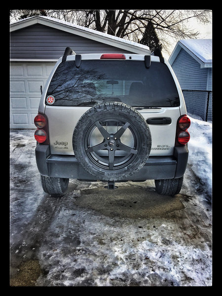 2006 jeep kj rear