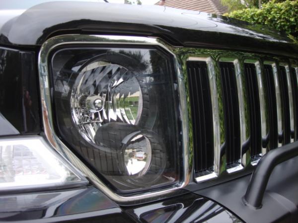 2012 Jeep Liberty Ltd Jet Edition, with factory Blacked-Out Headlight Surrounds.