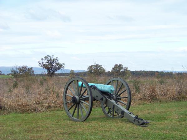 a Cannon at Gettysburg National Park