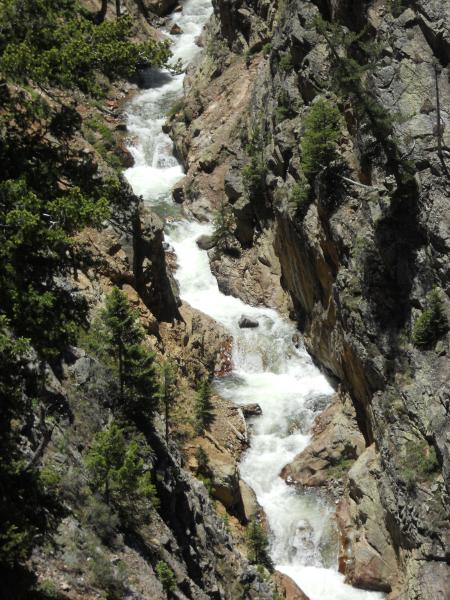 Alpine loop by Ouray, co 6.25.11. Waterfalls in the beginning of the Engineer pass that will take you to either Lake city or Silverton. This has been