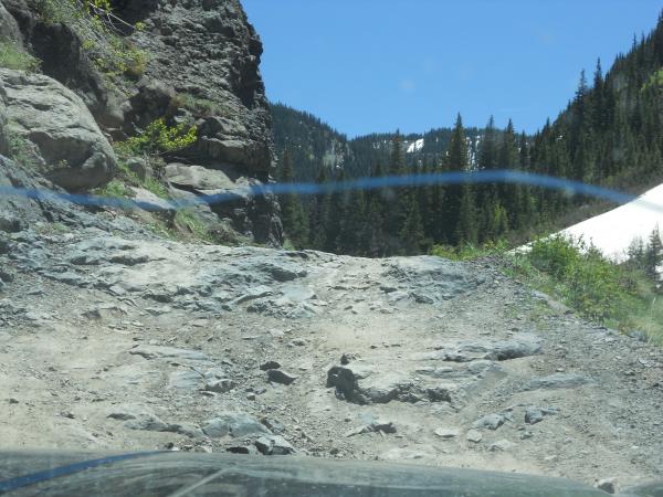 Alpine loop by Ouray, CO. Part of Engineer Pass