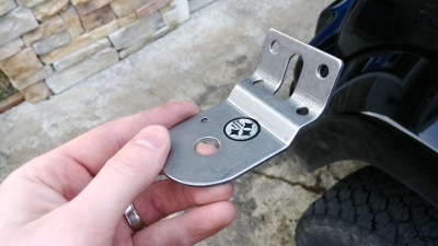 bent the SS184 bracket as shown