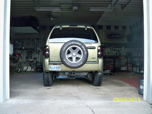 Blacked out tail lights