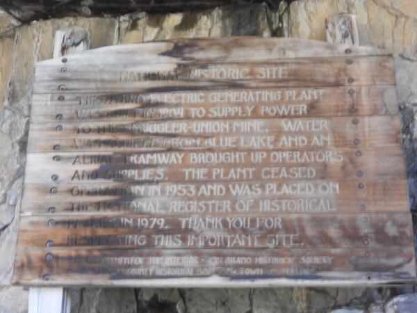 Bridal Veil Falls Telluride, CO 6.20.11- History of mining along Bridal veils.