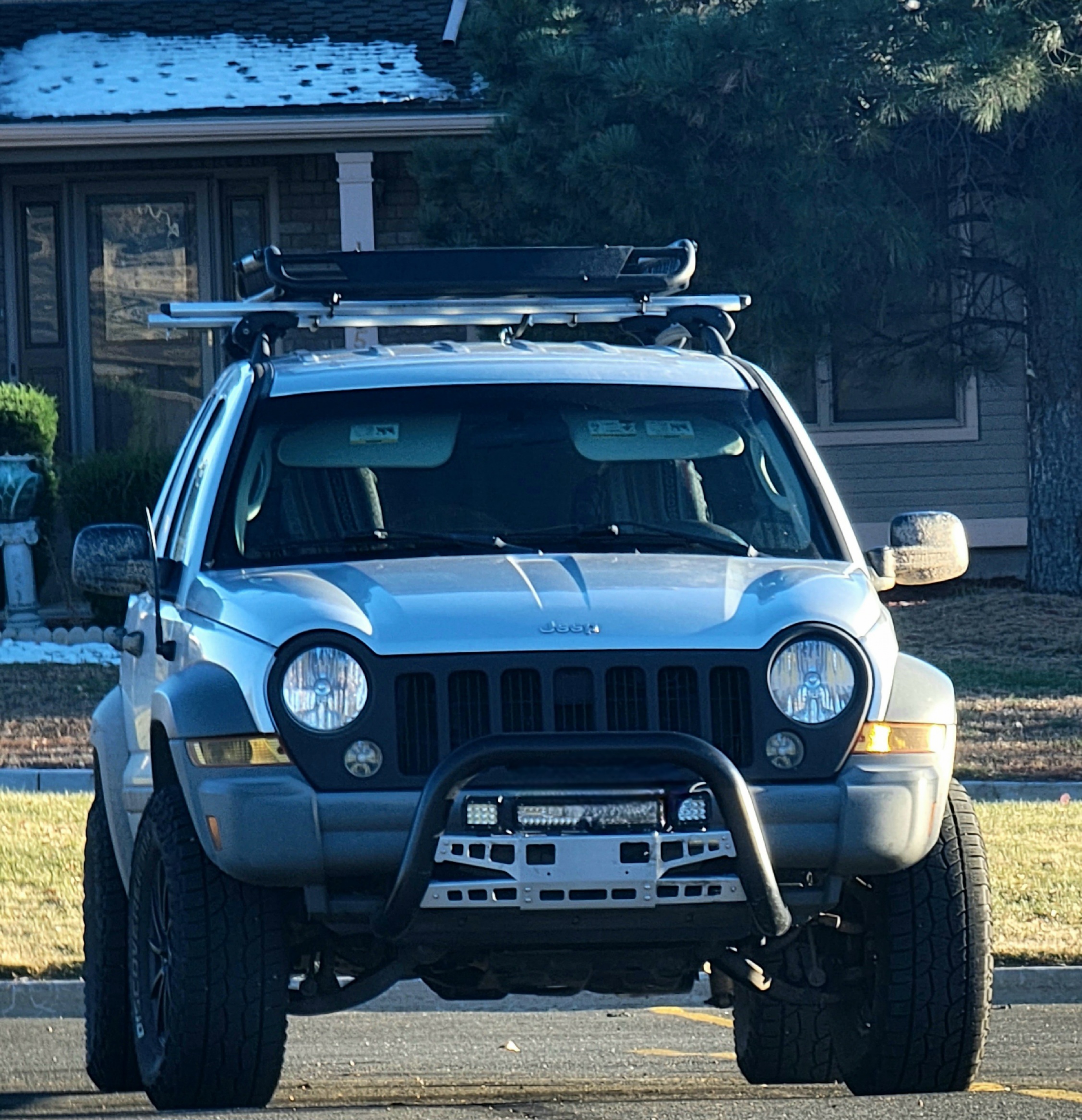 Bullbar new light mount