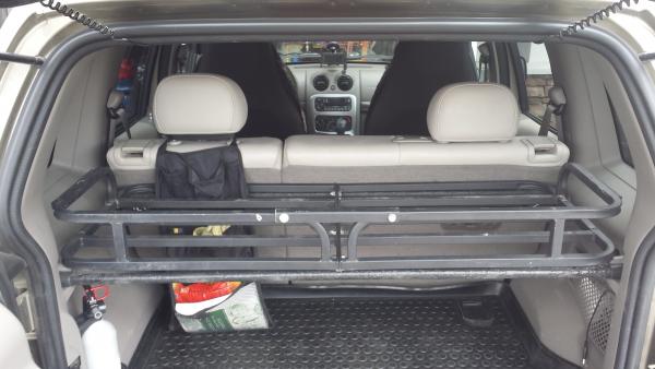 Cargo area rack