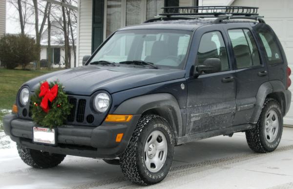 Christmas Jeep Diagonal