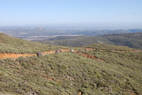 Corral Canyn  the View going home