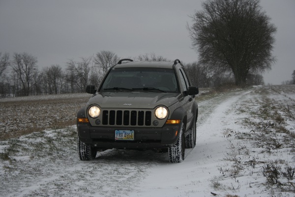 First Snow with my Jeep