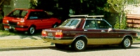 Ford Cortina MkV Ghia & Laser Sport 1982

Two cars from my days with Ford MoCo in New Zealand. The red hatch was a 'Ford-ised' Mazda 323 marketed in