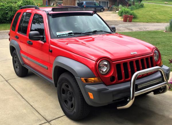 Front shot of the new light bar