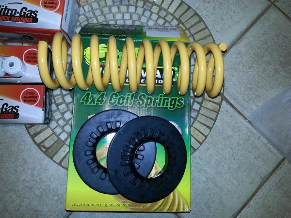 front springs and rear isos