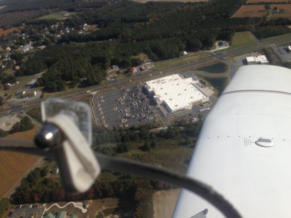 image Walmart at 1500 feet