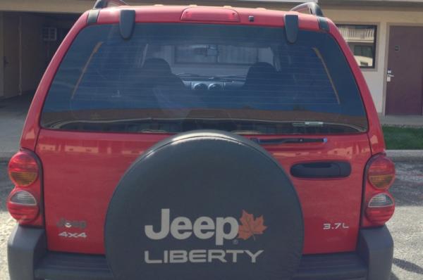 IMG 3487

Not so sure how I feel about the spare tire cover. The wife likes it though and it came with the Jeep.