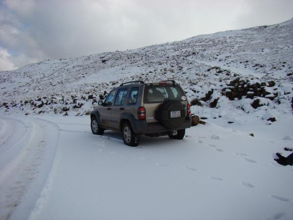In Lesotho  - between Sani Pass and the Katse Dam.