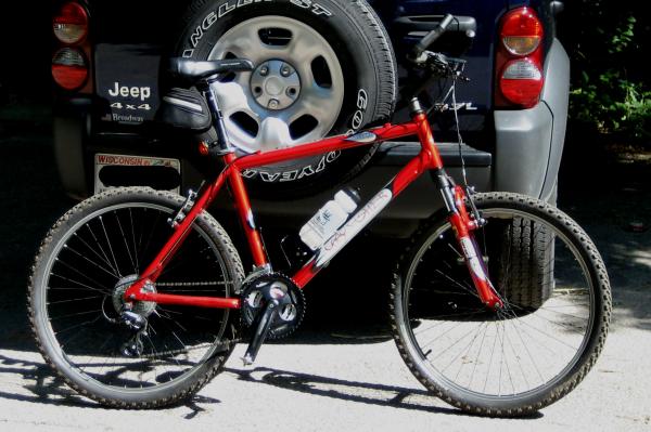 Jeep and Bike