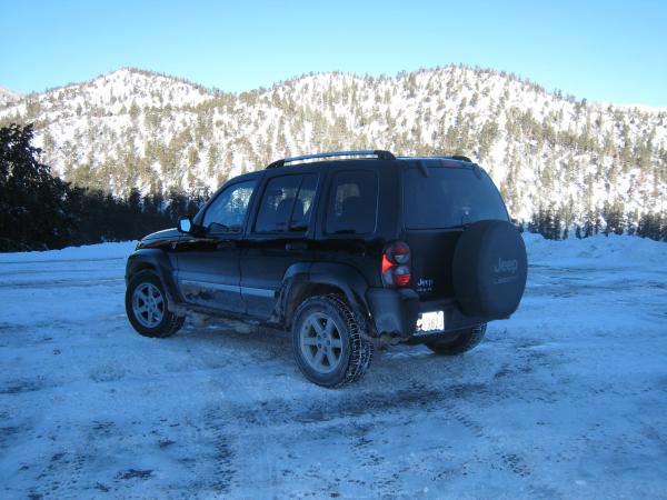 JEEP AT 8000'. Mt. Charleston, Nevada.