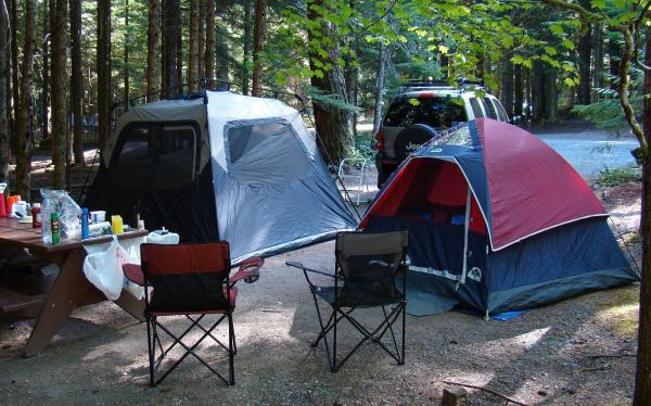 Jeep at Camp