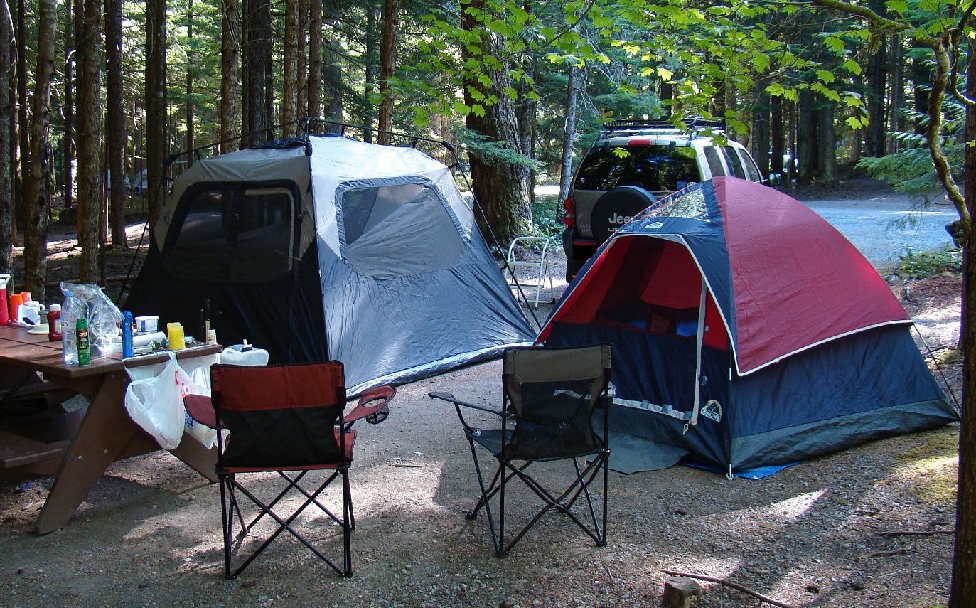 Jeep At Camp