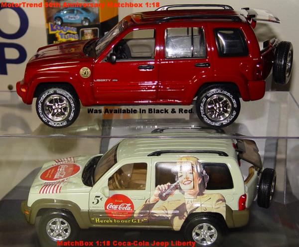 Jeep Liberty 1:18 scale Diecast Models