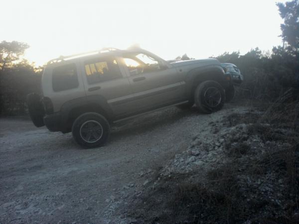 Jeep on hill