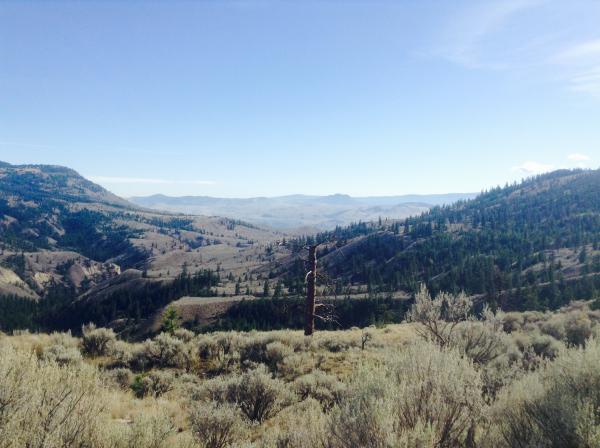 Looking towards Kamloops