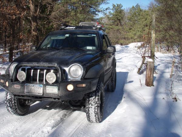 Manorville snow jeeping