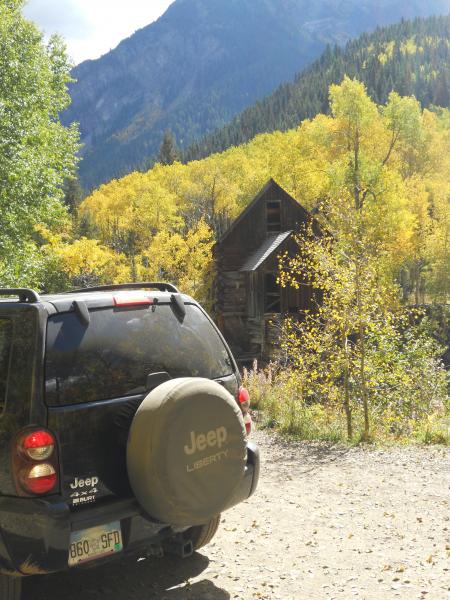Marble, Crystal Mill, CO. This is the 4x4 road that first got me interested in off roading and why I bought my Lib! A few years back, my sister and I