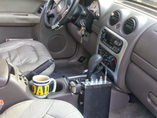 Mounted CB radio