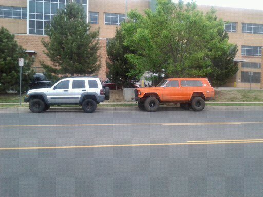 My 2006 Libby and a 1980's Jeep Cheif.