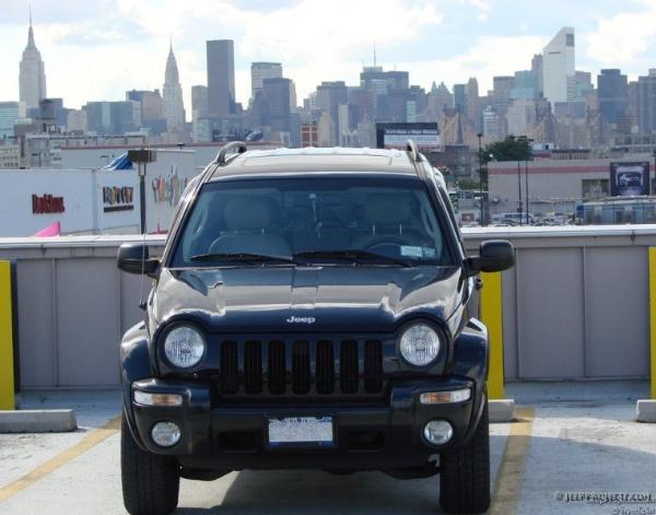 My Jeep against NY skyline