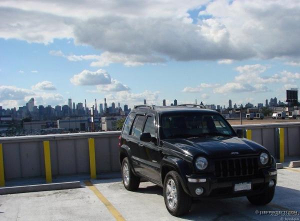My jeep against NY skyline