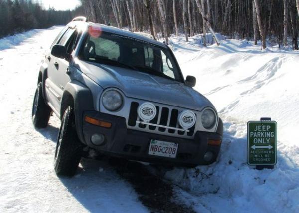 New Year's Day Run, 2011

I am parked not stuck. Read the sign.