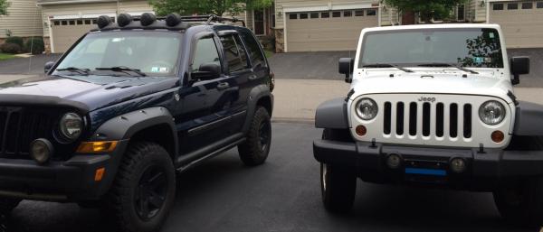 Next to stock Wrangler