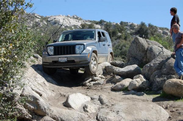 No I did not get stuck the plastic stock rockers actually worked after we piled a few rocks up for me to slide over