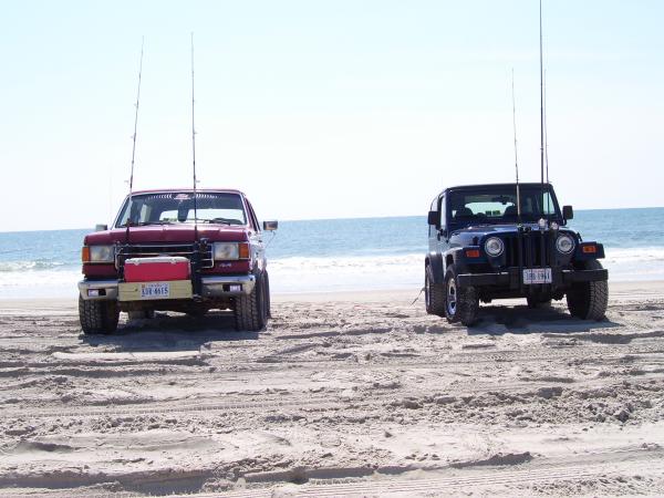 Old Wrangler and Bronco