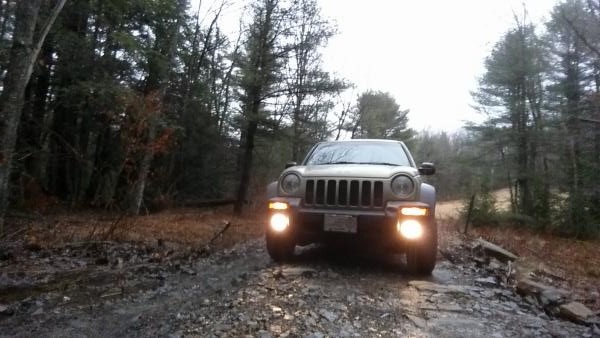 Older pic, older lights, but still liked the trail.