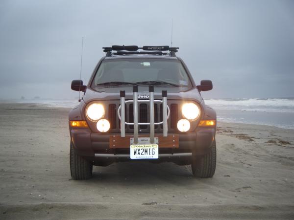 On the beach...pre bumper trim and lift...