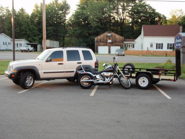 Our Jeep in Laconia New Hampshire for Bike week 2010