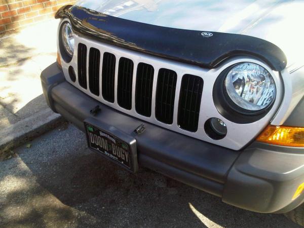 Painted Black around the Headlights, Fog lights and sides of grill