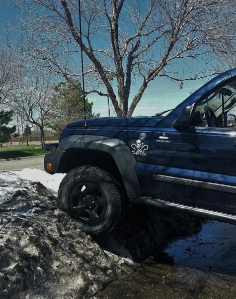 Parked on ice to have lunch with my wife