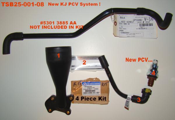 PCV KIT FOR KJ TSB25 001 08