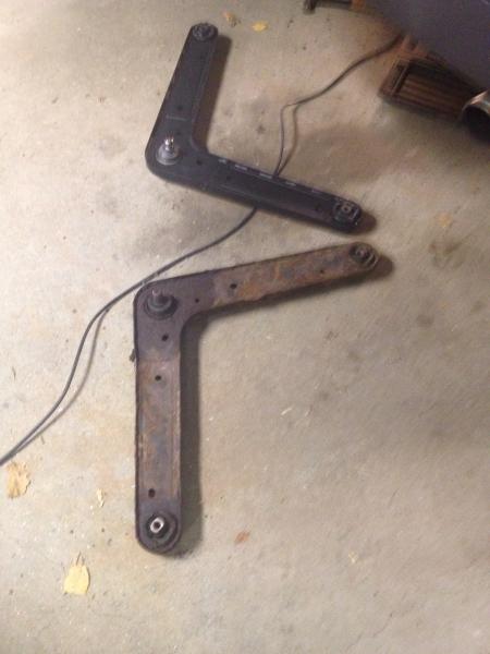 rear upper control arm old vs new