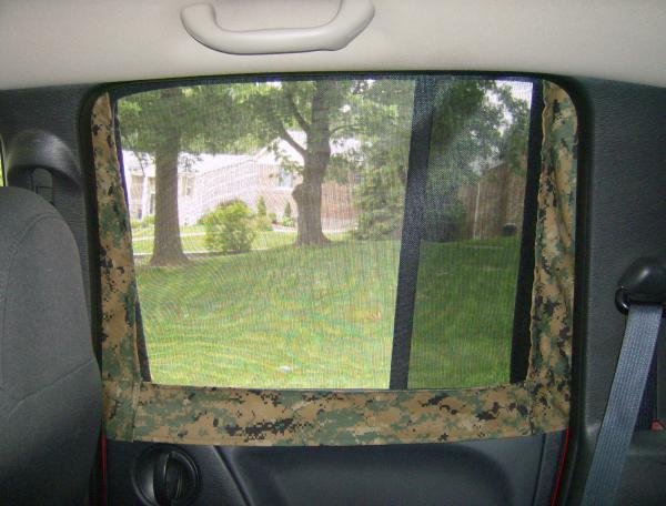 rear window screens inside