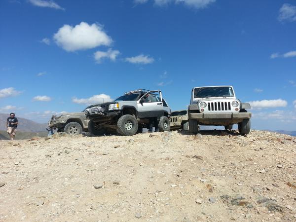 Red Cone Pass 9.1.14. The whole crew on top of Red Cone Peak