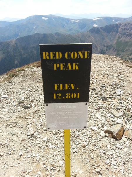 Red Cone Pass 9.1.14