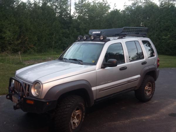 roof basket installed