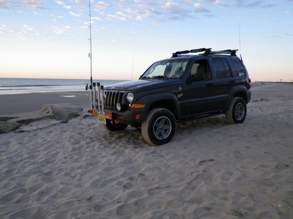 Surf Fishing at sunrise...Corson's Inlet State Park at the south end of Ocean City, NJ