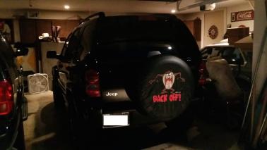 Taz "BACK OFF" Spare Tire Cover
